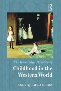 The Routledge History of Childhood in the Western World_cover