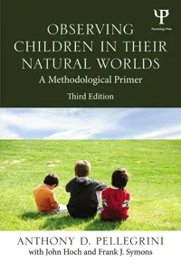 Observing Children in Their Natural Worlds_cover