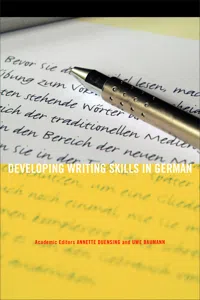 Developing Writing Skills in German_cover