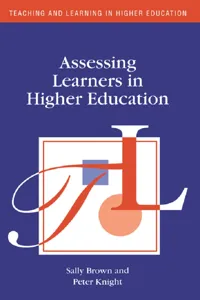 Assessing Learners in Higher Education_cover