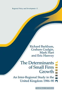 The Determinants of Small Firm Growth_cover