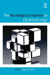 The Routledge Companion to Dramaturgy_cover