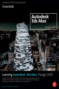 Learning Autodesk 3ds Max Design 2010 Essentials_cover