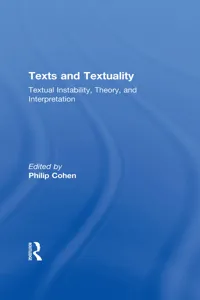 Texts and Textuality_cover