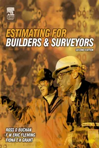 Estimating for Builders and Surveyors_cover