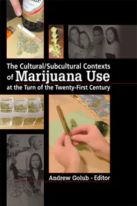 The Cultural/Subcultural Contexts of Marijuana Use at the Turn of the Twenty-First Century_cover