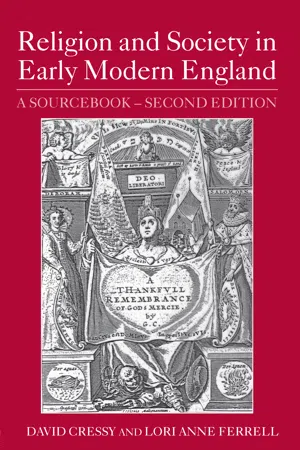 Religion and Society in Early Modern England