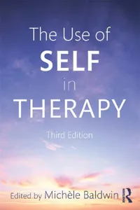 The Use of Self in Therapy_cover