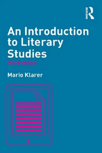 An Introduction to Literary Studies_cover