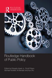 Routledge Handbook of Public Policy_cover