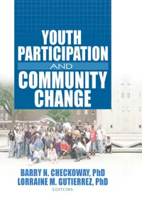 Youth Participation and Community Change_cover