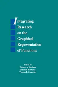 Integrating Research on the Graphical Representation of Functions_cover