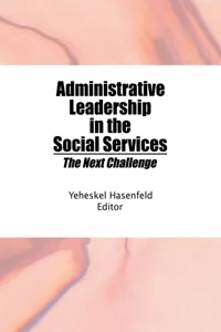 Administrative Leadership in the Social Services_cover