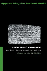 Epigraphic Evidence_cover