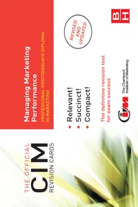 CIM Revision Cards Managing Marketing Performance_cover