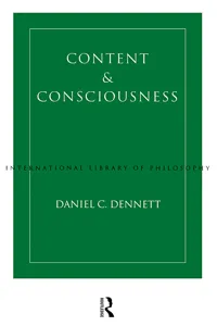 Content and Consciousness_cover