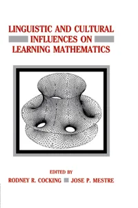 Linguistic and Cultural Influences on Learning Mathematics_cover