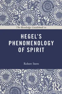 The Routledge Guidebook to Hegel's Phenomenology of Spirit_cover