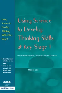 Using Science to Develop Thinking Skills at KS1_cover