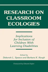 Research on Classroom Ecologies_cover