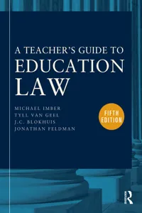 A Teacher's Guide to Education Law_cover