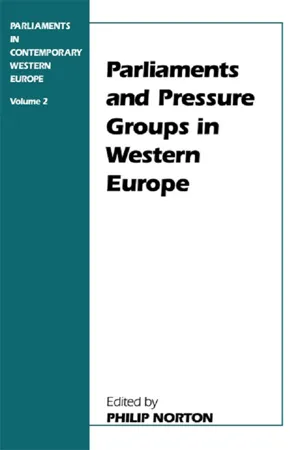 Parliaments and Pressure Groups in Western Europe