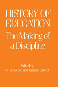 The History of Education_cover