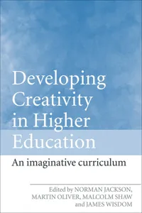 Developing Creativity in Higher Education_cover