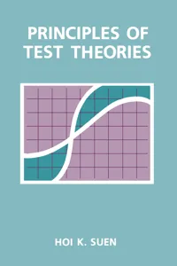 Principles of Test Theories_cover