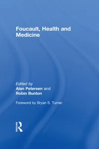 Foucault, Health and Medicine_cover