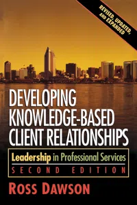 Developing Knowledge-Based Client Relationships_cover