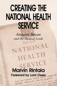 Creating the National Health Service_cover