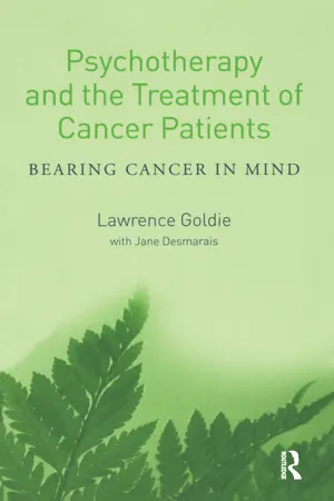 Psychotherapy and the Treatment of Cancer Patients