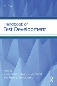 Handbook of Test Development_cover