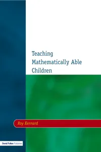 Teaching Mathematically Able Children_cover