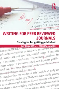 Writing for Peer Reviewed Journals_cover