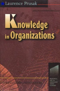 Knowledge in Organisations_cover