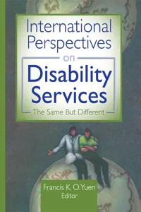 International Perspectives on Disability Services_cover