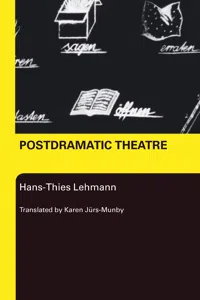 Postdramatic Theatre_cover