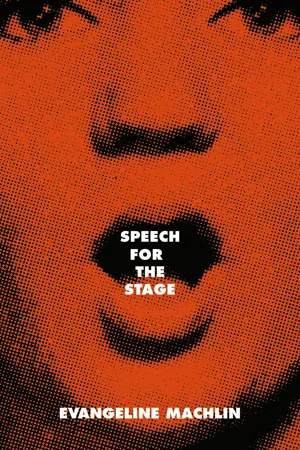 Speech for the Stage