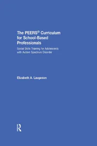 The PEERS Curriculum for School-Based Professionals_cover