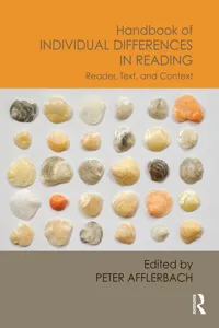 Handbook of Individual Differences in Reading_cover