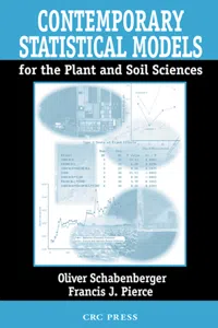 Contemporary Statistical Models for the Plant and Soil Sciences_cover
