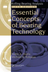 Essential Concepts of Bearing Technology_cover