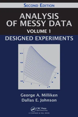 Analysis of Messy Data Volume 1