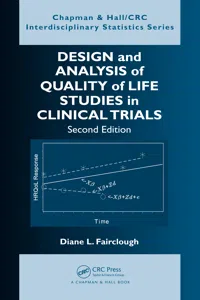 Design and Analysis of Quality of Life Studies in Clinical Trials_cover