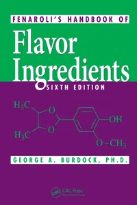 Fenaroli's Handbook of Flavor Ingredients_cover