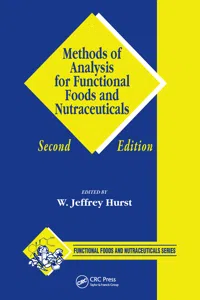 Methods of Analysis for Functional Foods and Nutraceuticals_cover