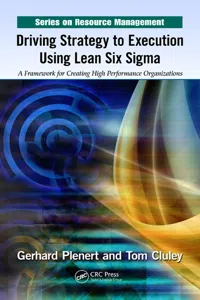 Driving Strategy to Execution Using Lean Six Sigma_cover