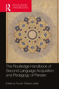 The Routledge Handbook of Second Language Acquisition and Pedagogy of Persian_cover